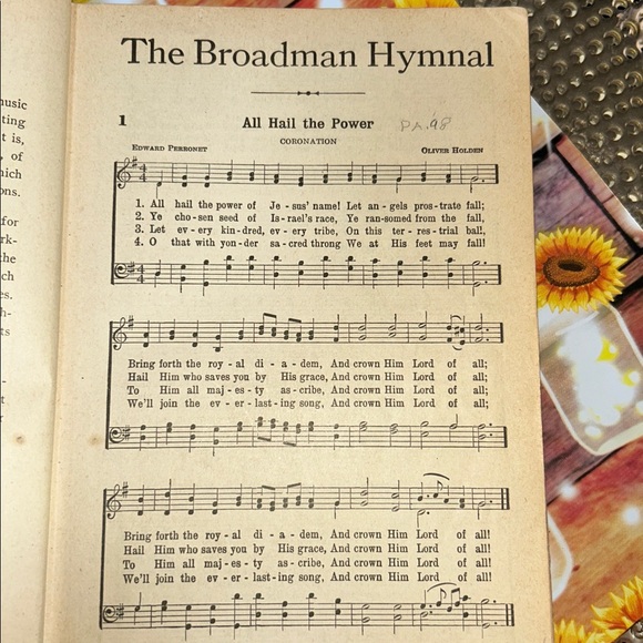 Broadman Hymnal Book. Copyright 1940. First Baptist Church in Houston Texas - Picture 4 of 9